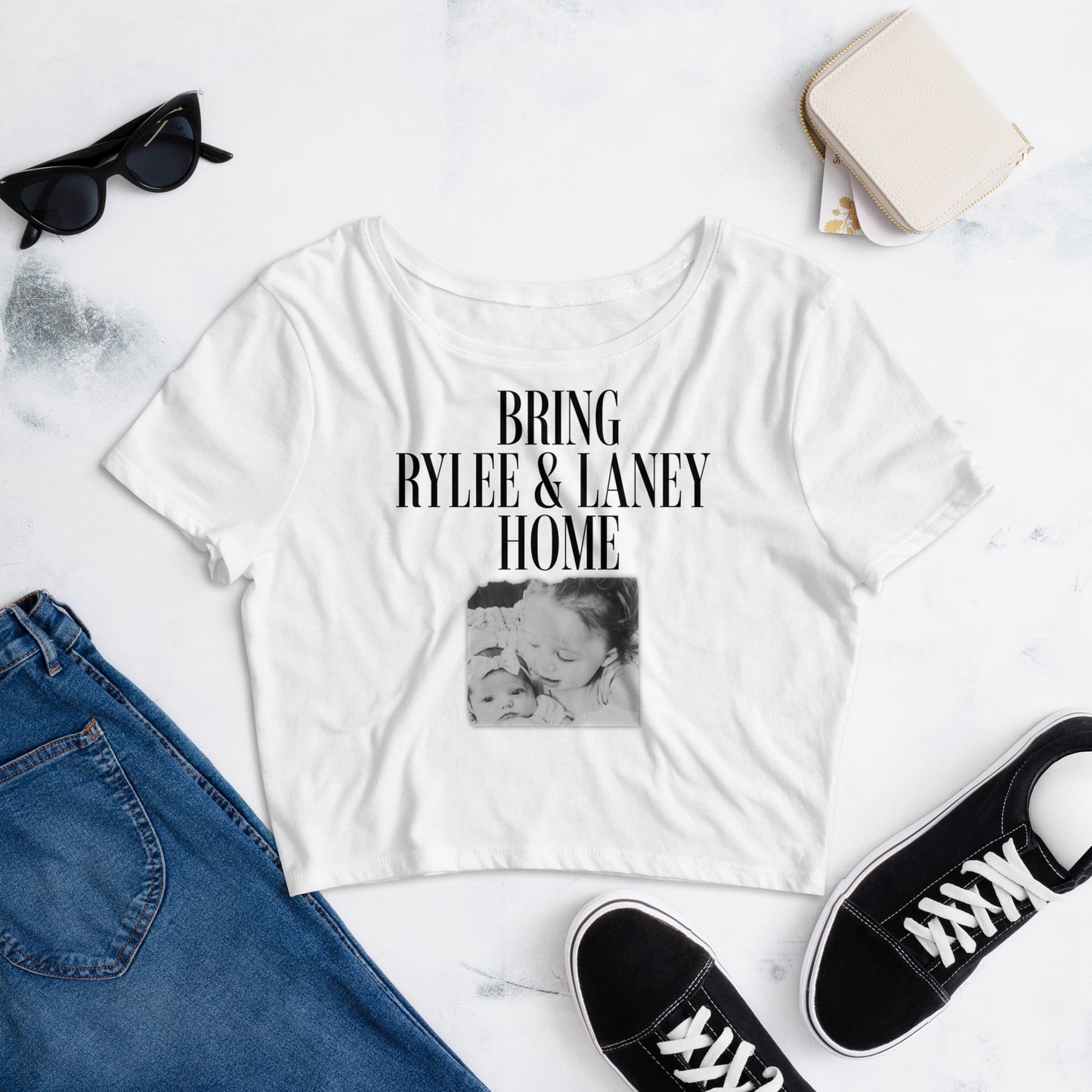 Rylee and Laney Crop Tee